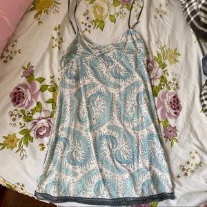Calvin Klein patterned slip dress